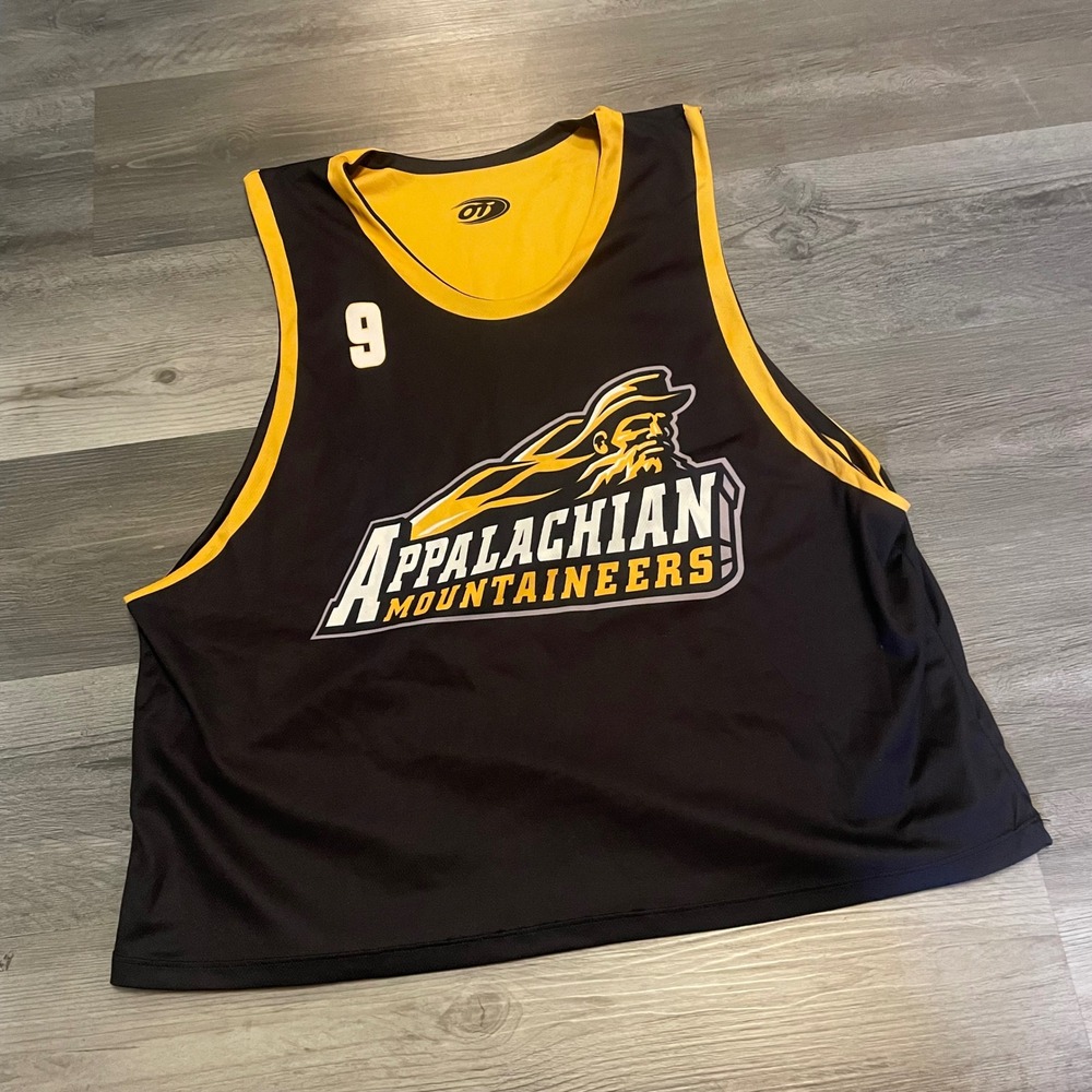 OT Sports Appalachian State Mountaineers Reversible Jersey #9 Black YApp St